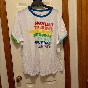 👻 Disney WDW Women’s Ringer Tee 3X NWT